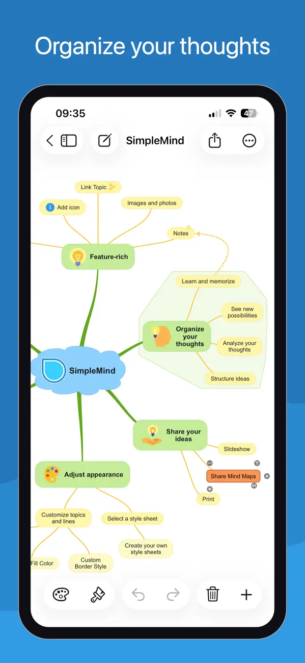 #1. SimpleMind Pro - Mind Mapping (iOS) Által: xpt Software & Consulting B.V.