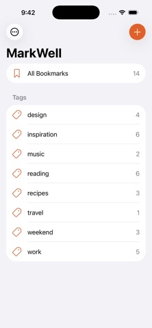 MarkWell — Bookmark Manager Screenshot 1 of 5