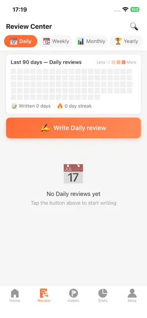 Daily Review - Habit & Goals screenshot 2