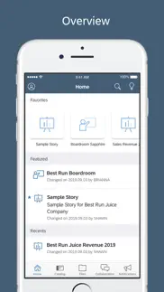 sap analytics cloud iphone capturas de pantalla 1