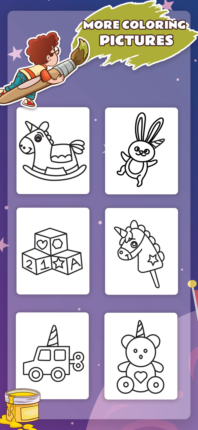 Colouring Book Games for Toy