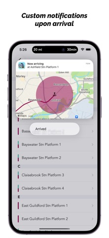 Transperth Destinations iPhone screenshot