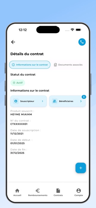 Mon espace Mutualp Screenshot 3 of 6