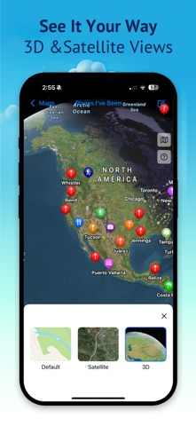 My Travel Map: Trip Tracker iPhone screenshot