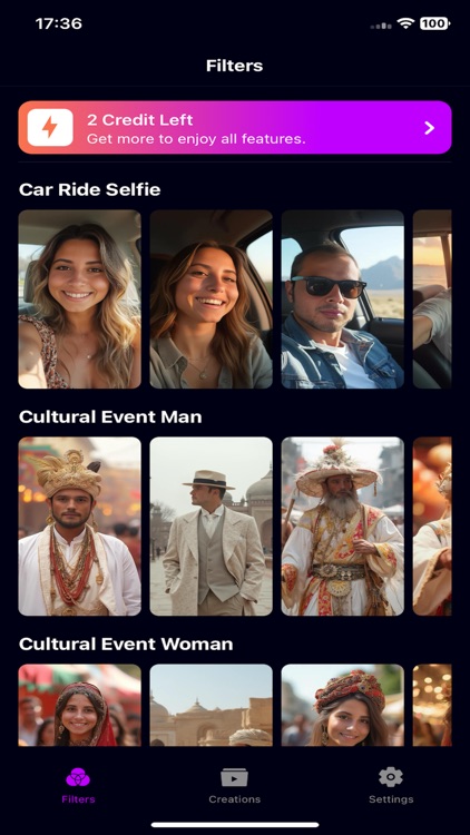 Glitz - Ai Hair Cut Try On