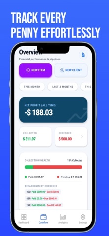 Invoice Maker: InvoiceLite iPhone screenshot