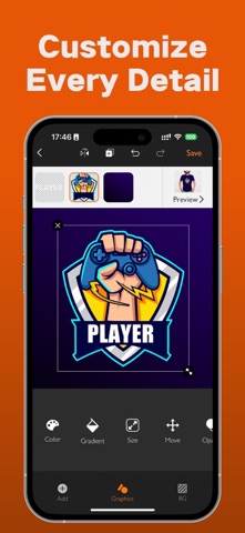 Logo Maker: Watermark Designer iPhone screenshot