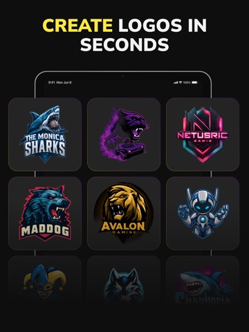 AI Logo Maker, Brand Designer iPad screenshot