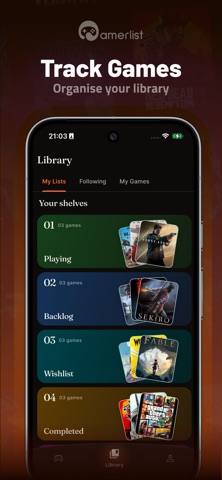 Backlogged: Game Tracker Screenshot 3 of 5