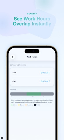 World Clock: Time Zones & UTC iPhone screenshot