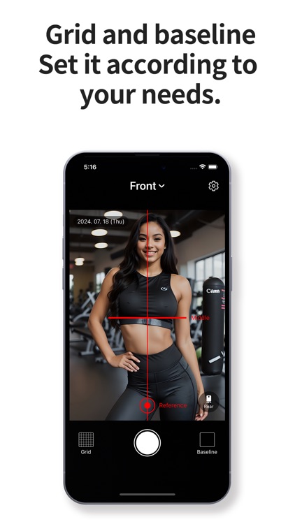 Grid Camera - camera with grid
