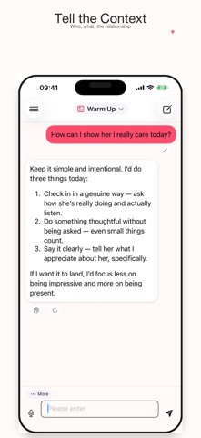 Chat Advisor iPhone screenshot