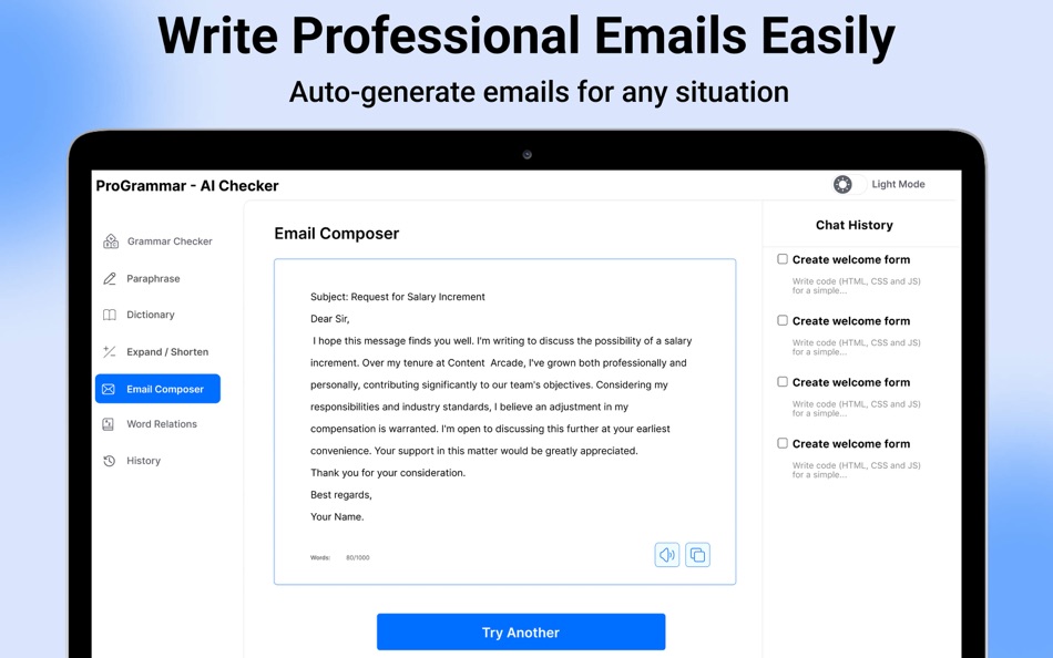 #4. ProGrammar -AI writing checker (macOS) بواسطة: Muhammad Zubair