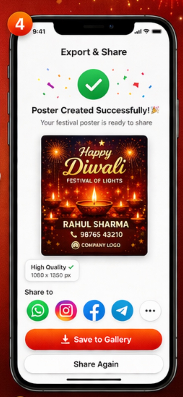 Poster Maker - Festival Post iphone screenshot 4