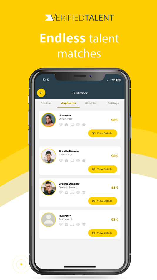 #3. VerifiedTalent (iOS) 由: Verified.Best