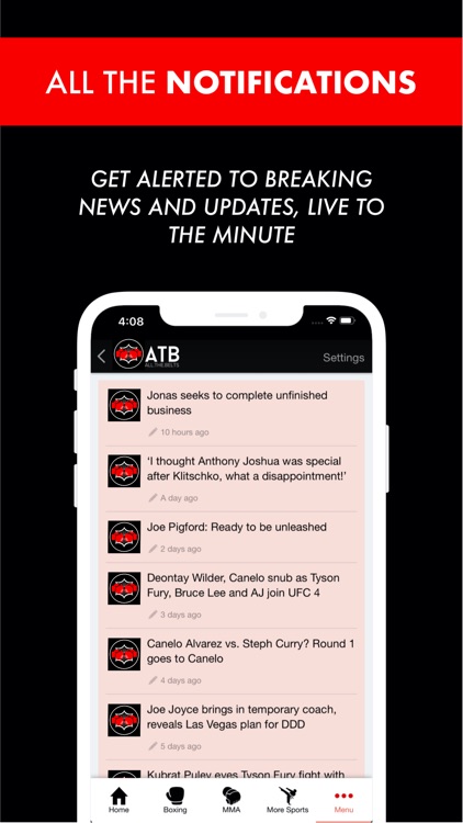 ATB: Combat Sports News screenshot-8