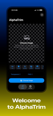 AlphaTrim iPhone screenshot