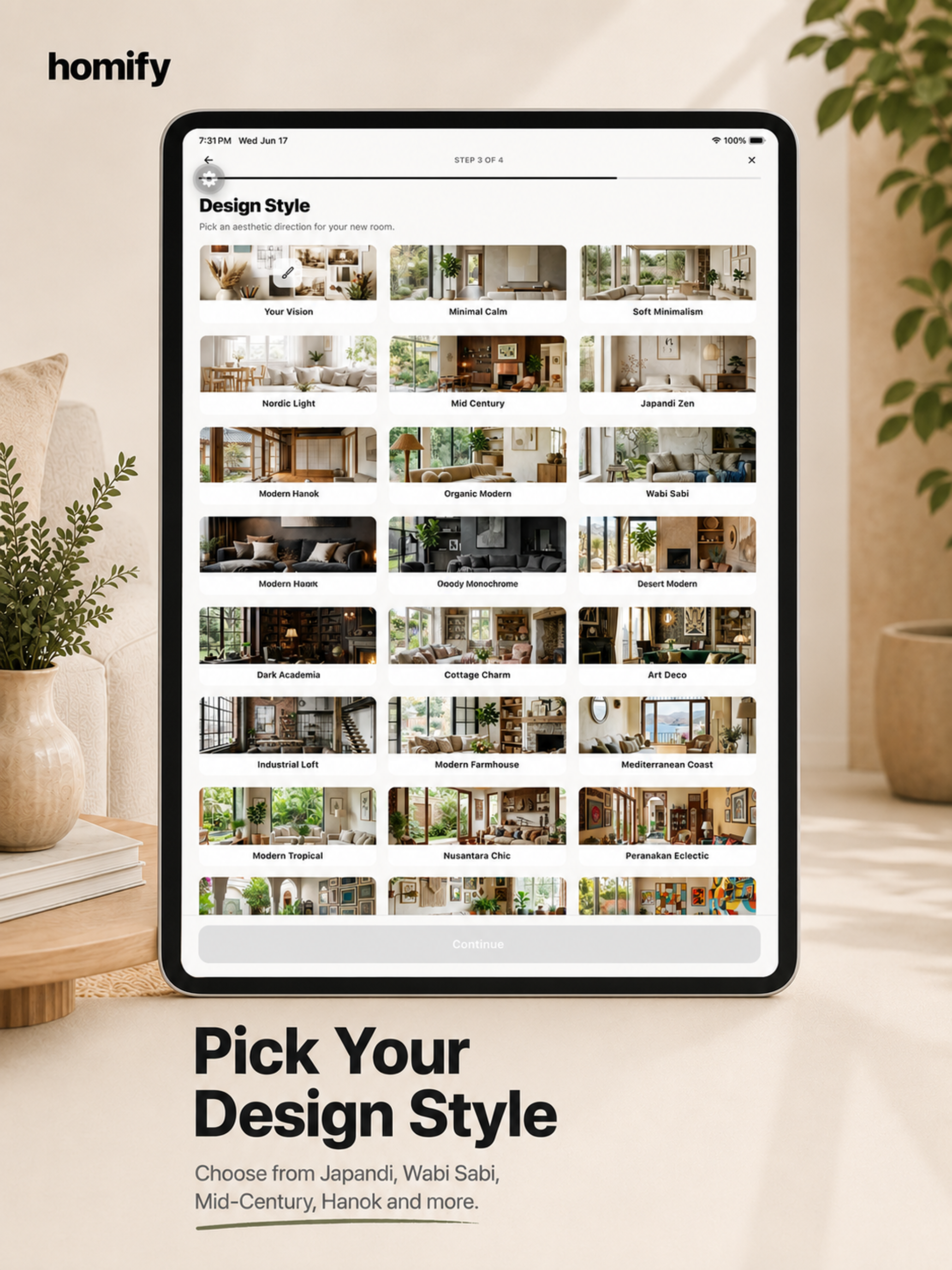 Homify - AI Interior Design