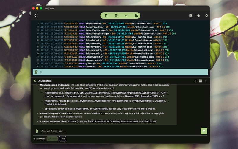 Easy View (Logs) screenshot