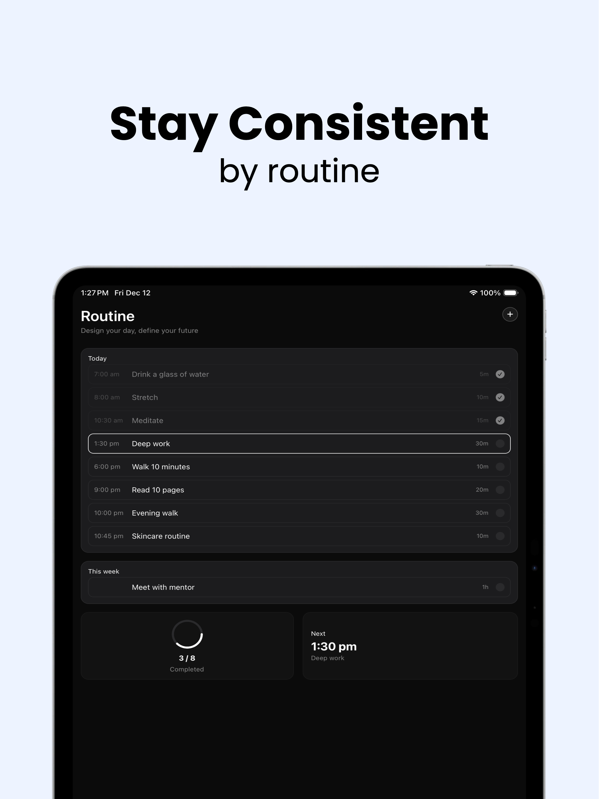 Habit Tracker - Elevate