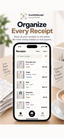 ScanMyReceipt: Receipt Scanner Screenshot 3 of 6