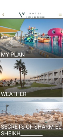 V Hotels screenshot
