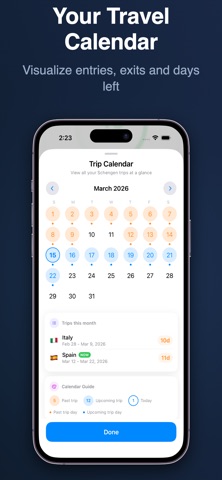 Schengen Calculator & Planner Screenshot 4 of 4