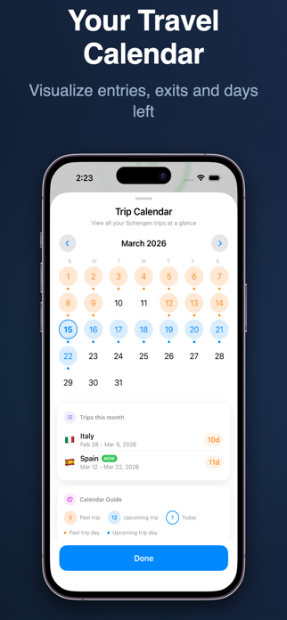Schengen Calculator & Planner Screenshot 4 of 4
