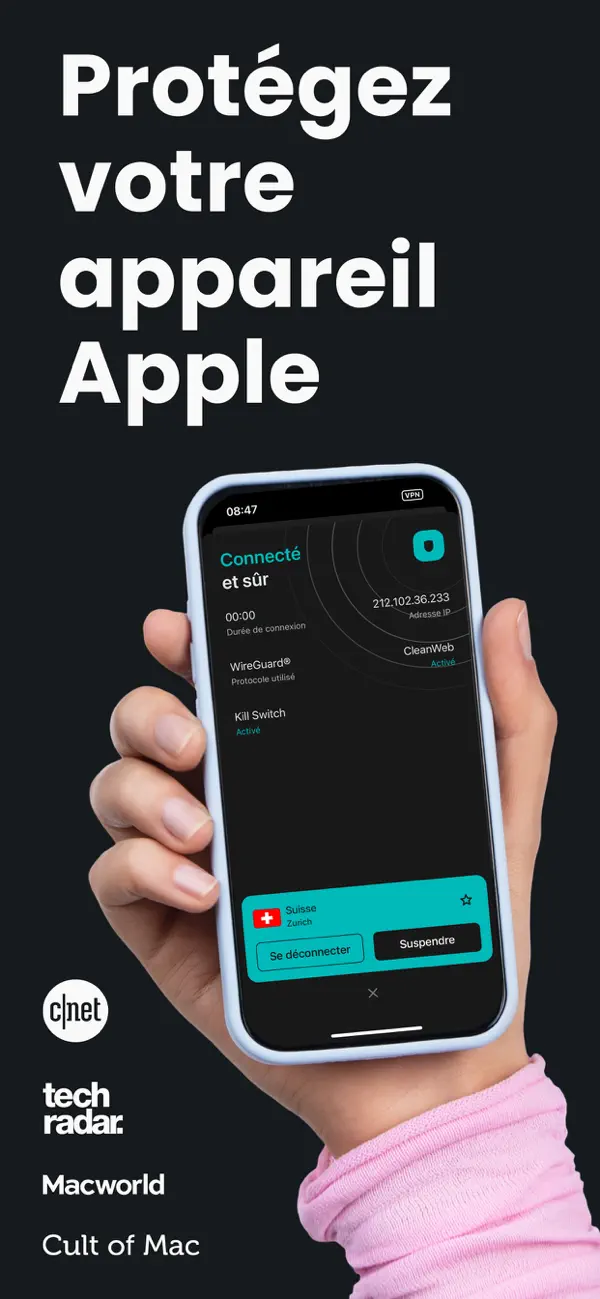 Screenshot #2 pour Surfshark VPN: Sûr et illimite
