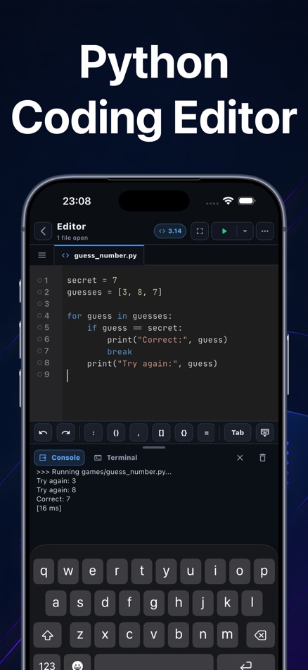 #1. Python Coding Editor (iOS) De: Viet Nguyen