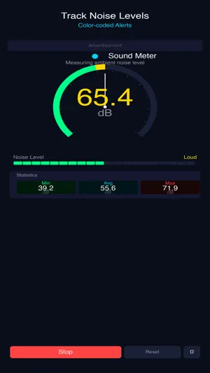Sound Meter - dB Noise Level screenshot 2