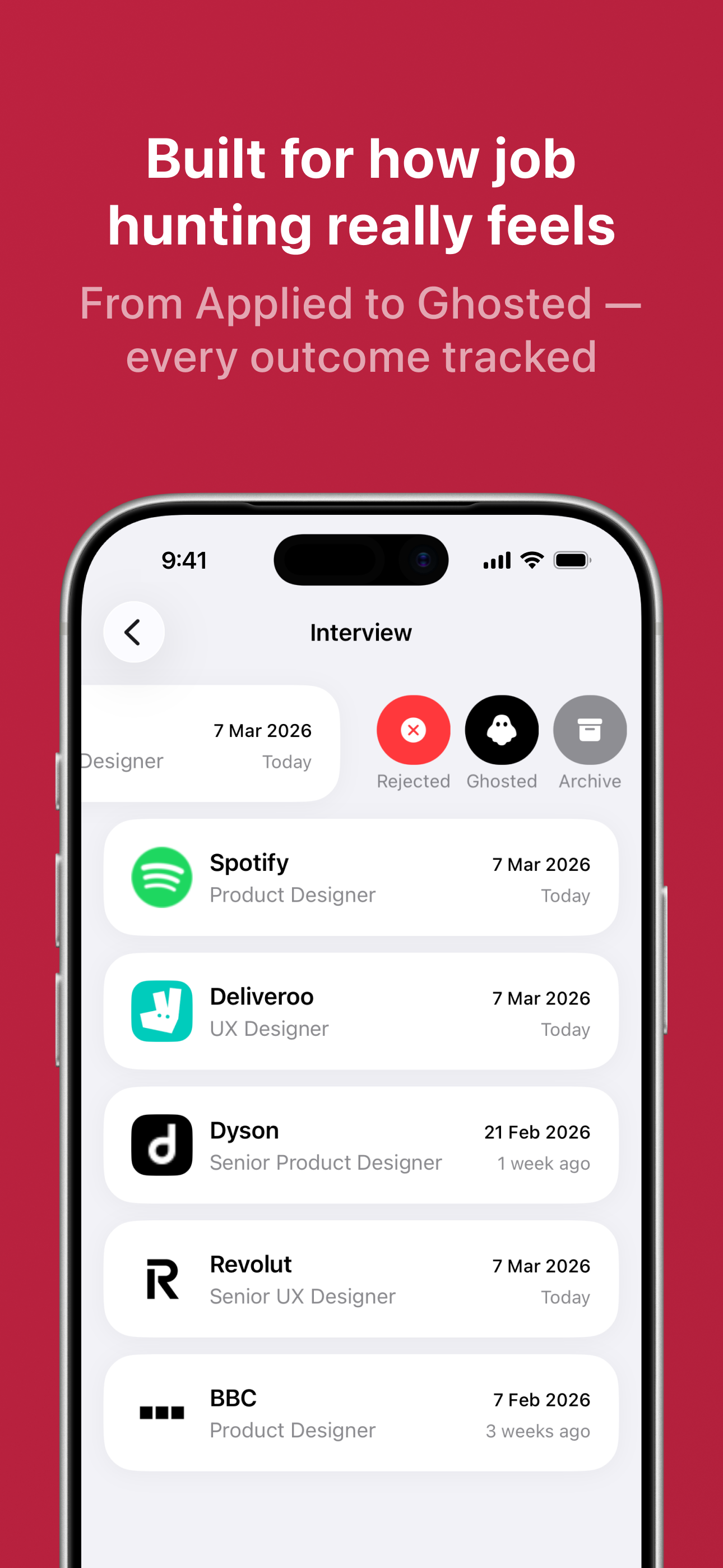 Nudget: Track Your Job Hunt screenshot 6
