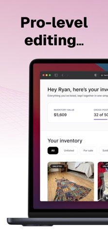 Hero: AI Listing for Resellers iPhone screenshot