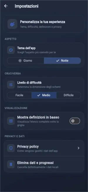 Cruciverba IT/ES screenshot 1