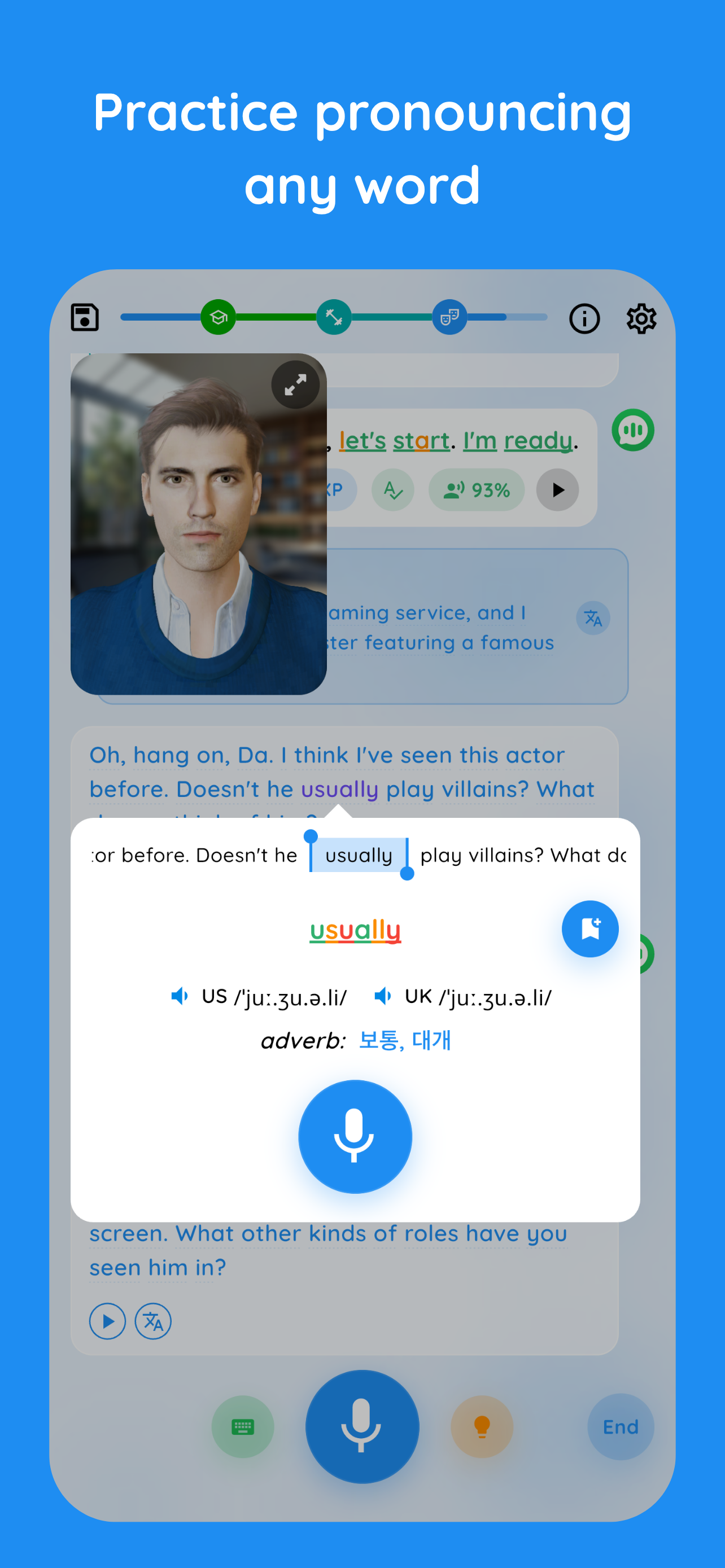 Ligu: Speak English with AI screenshot 5