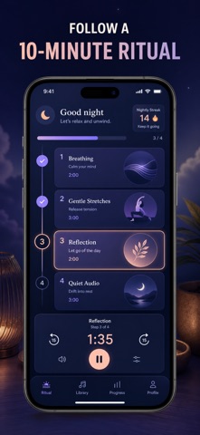Wind Down: Bedtime Routine iPhone screenshot