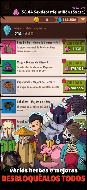 Hero Hero Clicker - Idle Games screenshot 3