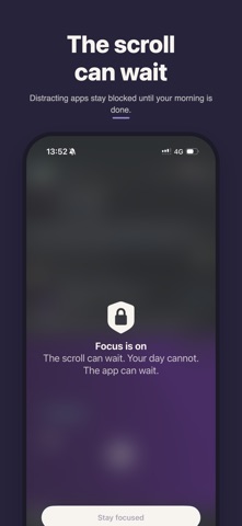 goob: alarm & app blocker iPhone screenshot
