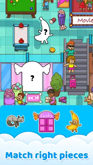 Sticker puzzle coloring game screenshot 1