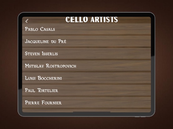 Cello Instrument iPad screenshot 4 - Music app