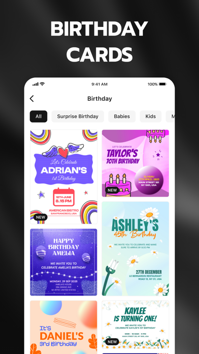 Invitation Maker - Invites Screenshot
