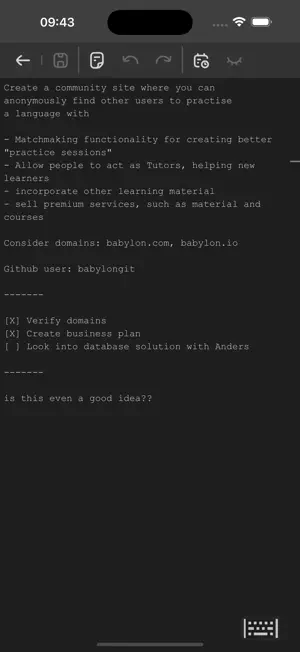 Mimiri Notes screenshot 2