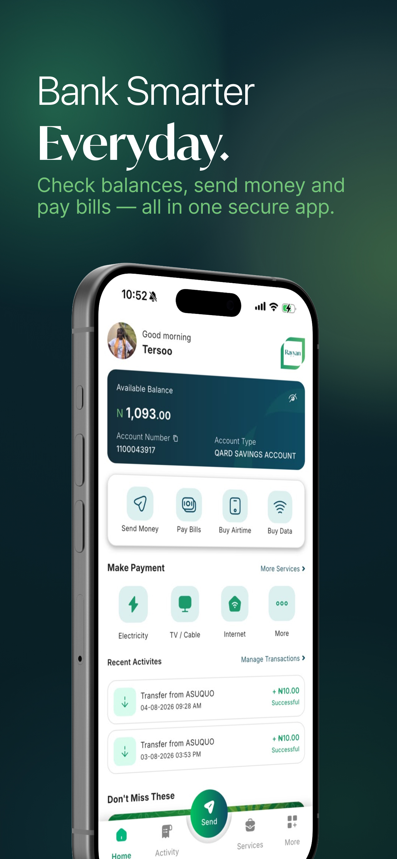 Rayyan Bank screenshot 6