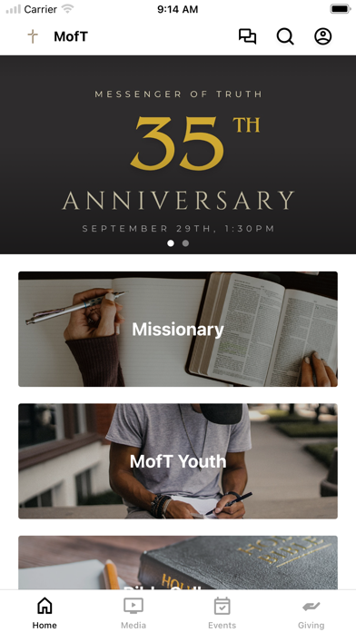 Messenger of Truth Church Screenshot