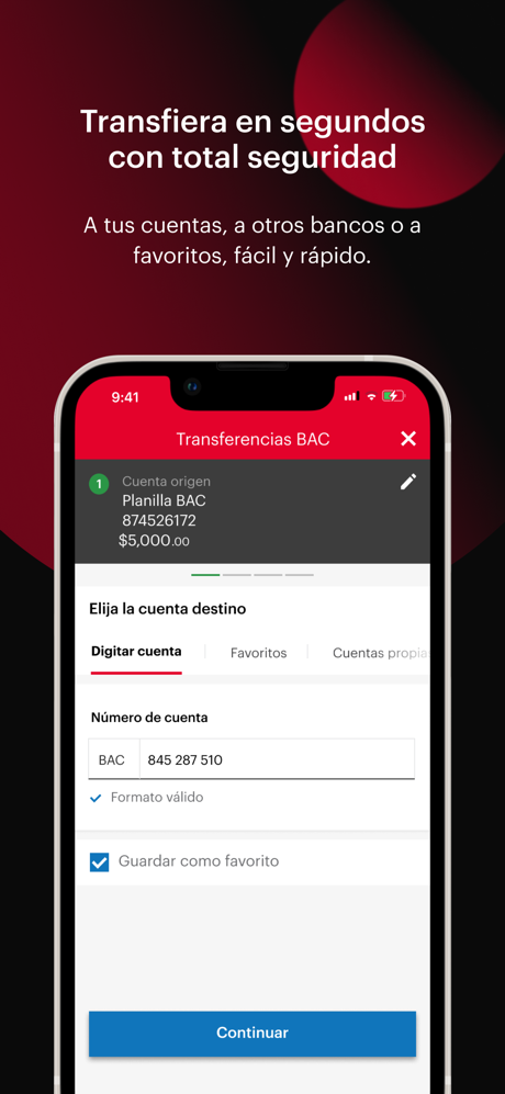 Banca Móvil BAC screenshot 7