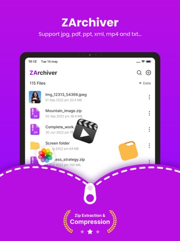 WinRAR - RAR Archiver iPad screenshot