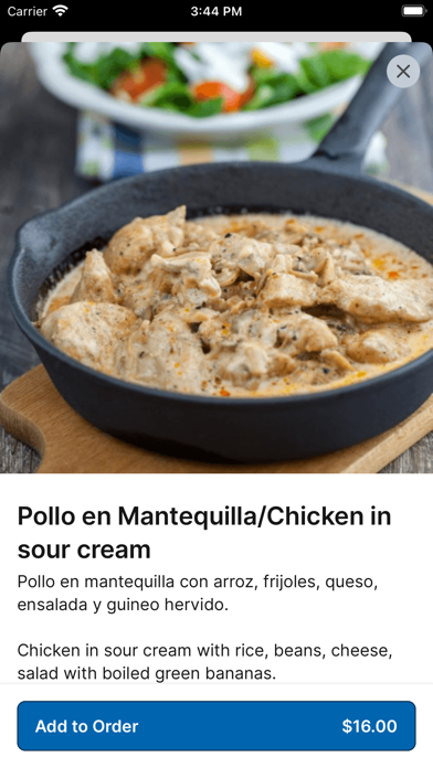 Delicias El Catrachito iPhone screenshot 4 - Food & Drink app