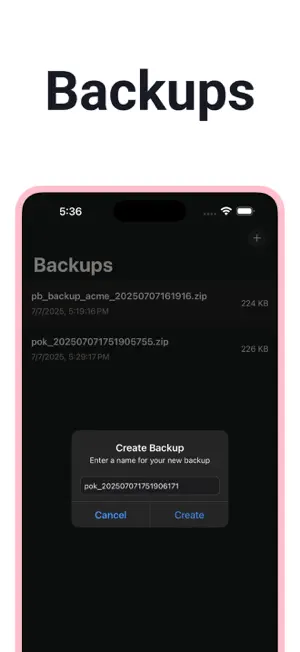 Pocketbase Mobile — POK screenshot 3