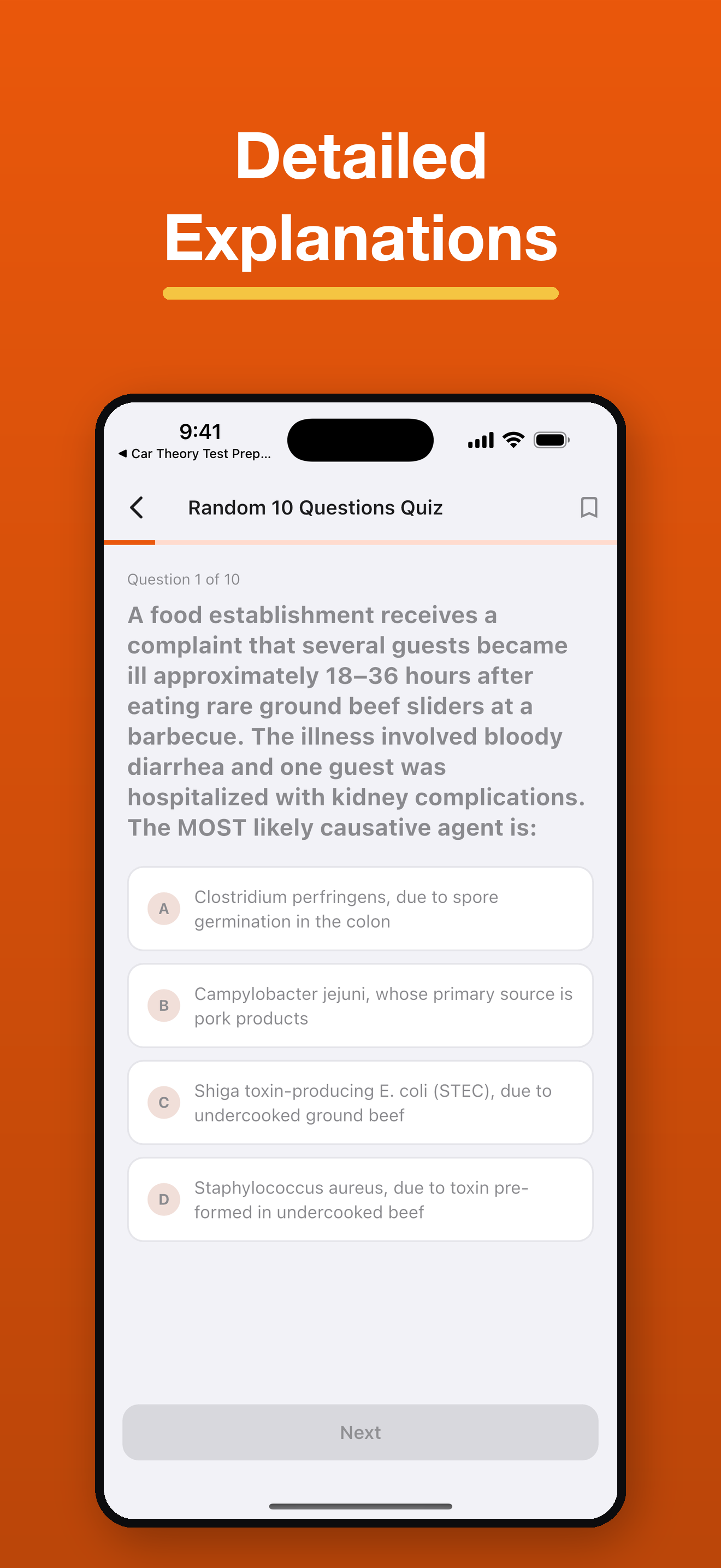 Food Manager Prep & Exam screenshot 3