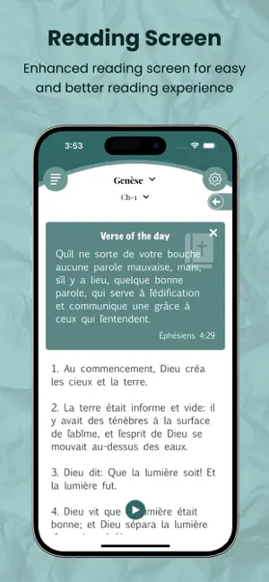 La Sainte Bible LSV + Audio screenshot 2